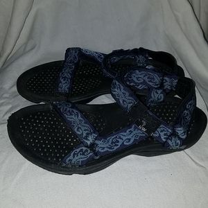 Teva Strap Sandals Blue Sz 6.5 Velcro